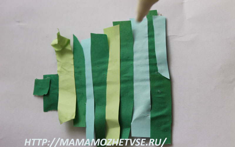 как сделать новогоднюю елку из картона и цветной бумаги