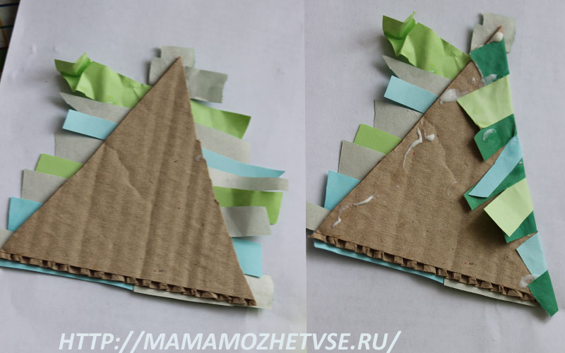 поделка елочка