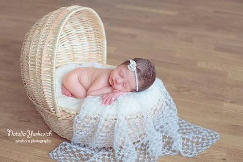 идеи для фотосессии новорожденных: маленькая принцесса