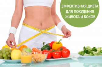 Эффективная диета для похудения живота