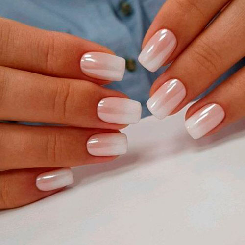 дизайн ногтей в белом цвете фото