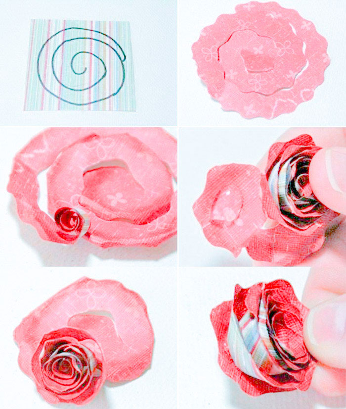 Мастер класс по изготовлению цветка розы из бумаги