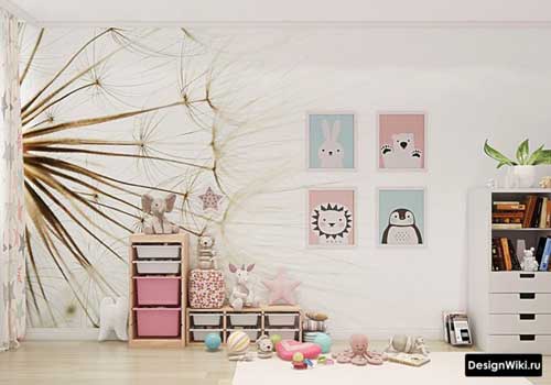 Лимонный дизайн детской комнаты