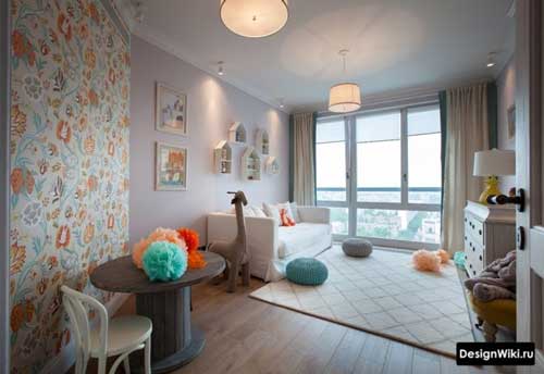 Лимонный дизайн детской комнаты