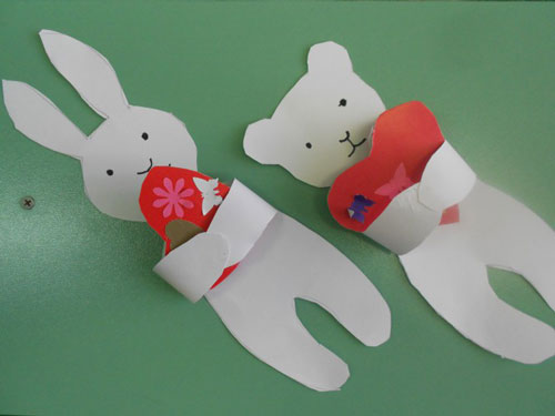 валентинки из бумаги для детей 4-5 лет