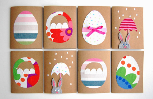 красивые открытки-яички на Пасху из бумаги для детей и взрослых