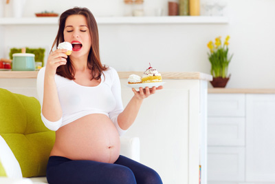набрать лишний вес +во время беременности