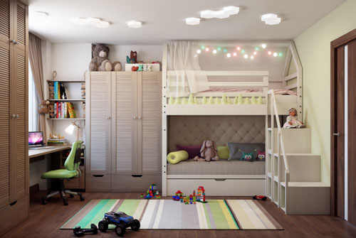 детская комната для девочки и мальчика