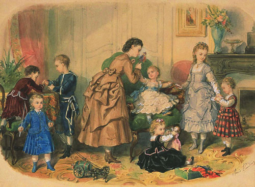детская мода 18-19 век 2