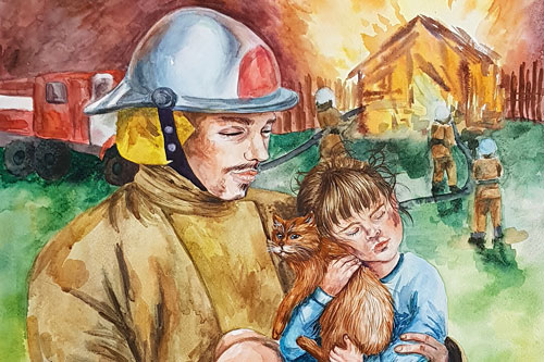 детские поделки на тему пожарная безопасность