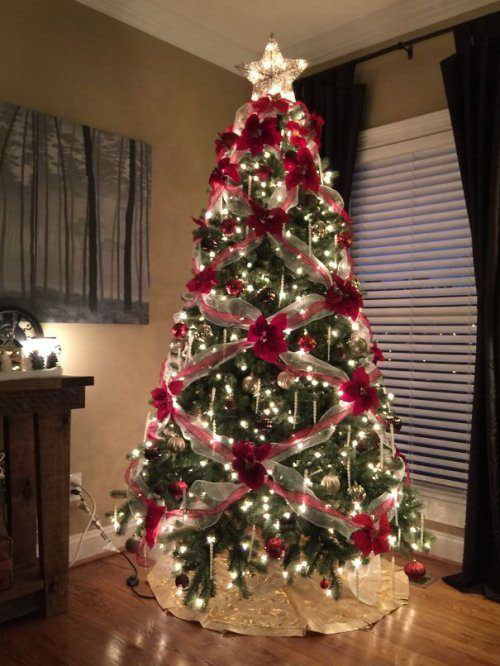 красиво украсить елку на Новый год дома 3
