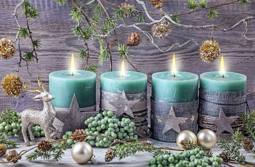Как создать новогоднее настроение дома своими руками с помощью свечей