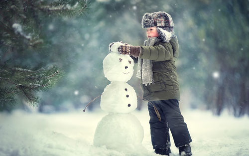 Короткие и красивые стихи о зиме для детей 2 лет