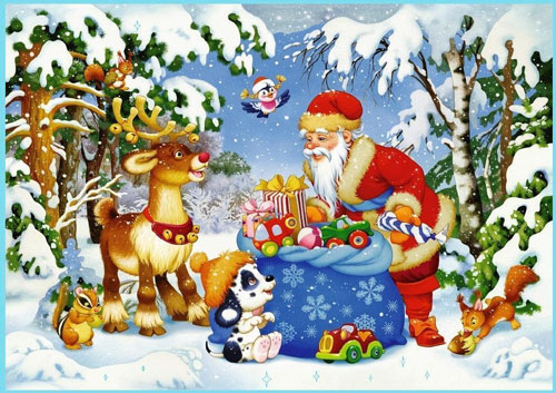 Стихи про Деда Мороза для детей 4-5 лет