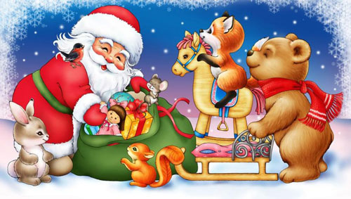 Короткие и красивые стихи про Деда Мороза для детей 5 лет