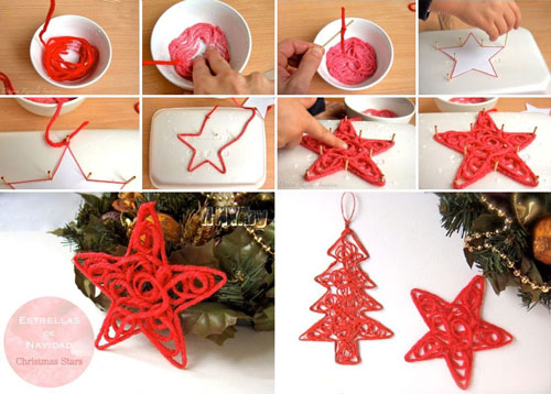 как сделать новогодние игрушки на елку своими руками легко и красиво поэтапно 7