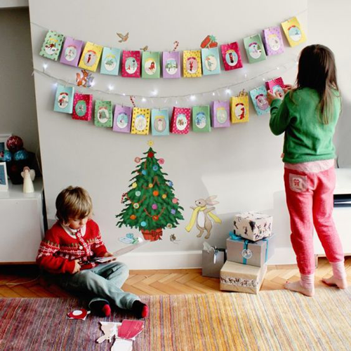 как украсить детскую комнату к Новому году своими руками фото