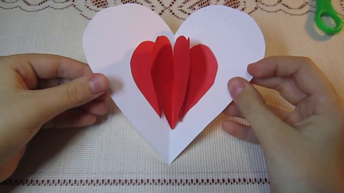 объемное сердце из бумаги своими руками пошагово 4