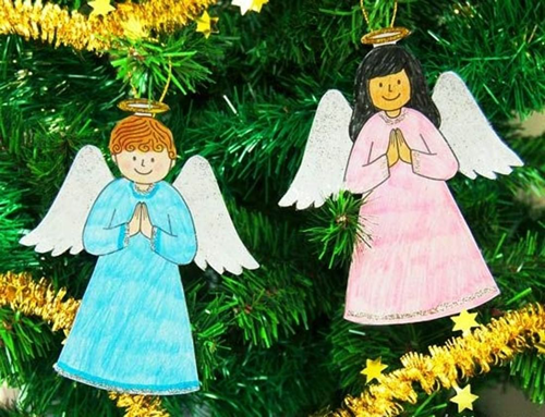 поделка рождественский ангел своими руками для детей 6