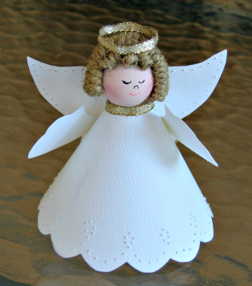 поделка ангел своими руками для детей фото 7
