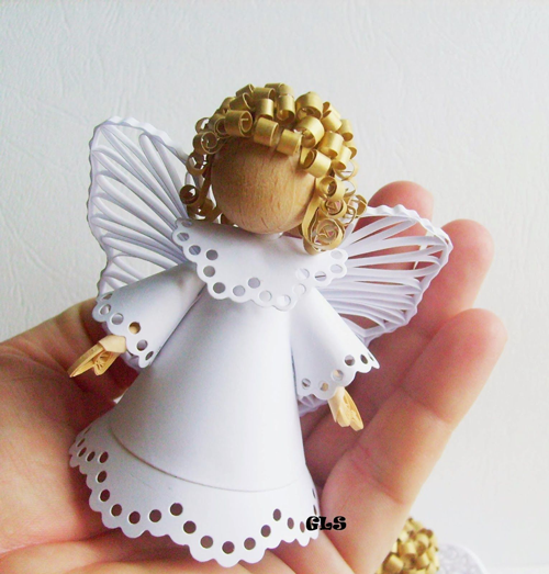 поделка ангел своими руками для детей фото 10