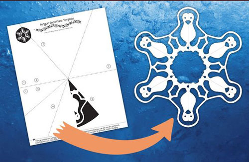 схема снежинки для вырезания красивые 7