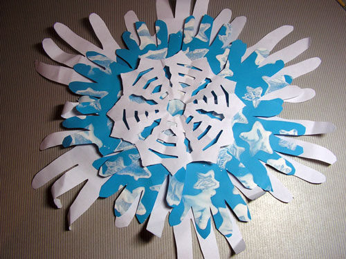 Снежинки из подручных материалов своими руками 6