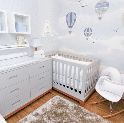 детская комната в белом цвете современный дизайн интерьера 5