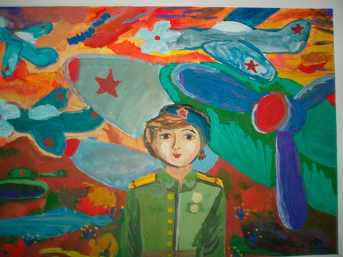 рисунки детей 23 февраля день защитника отечества 9