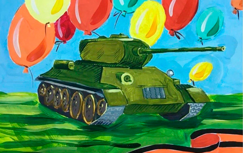 рисунки детей 23 февраля день защитника отечества 7