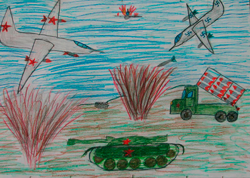 рисунки детей 23 февраля день защитника отечества 5