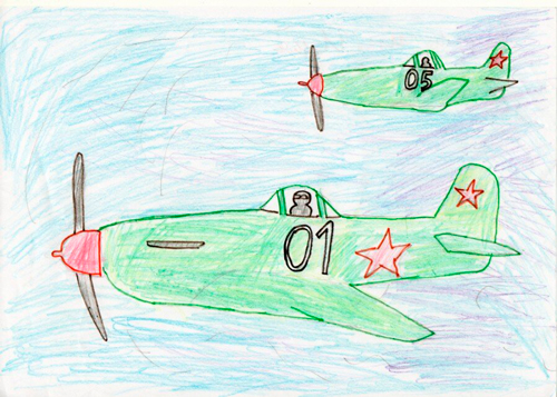 рисунки детей на тему 23 февраля карандашом 10