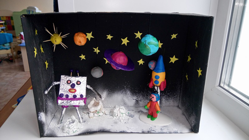 поделка ко дню космонавтики в детский сад своими руками 2