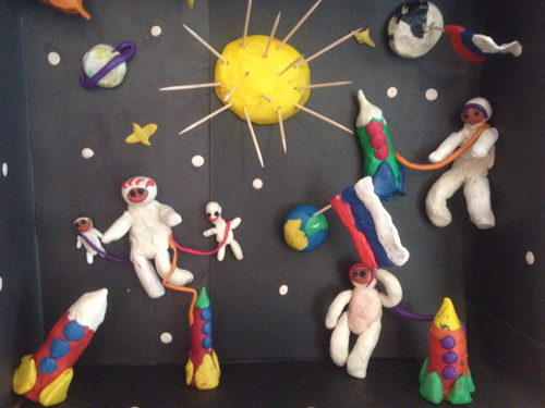 поделка ко дню космонавтики в детский сад своими руками 55