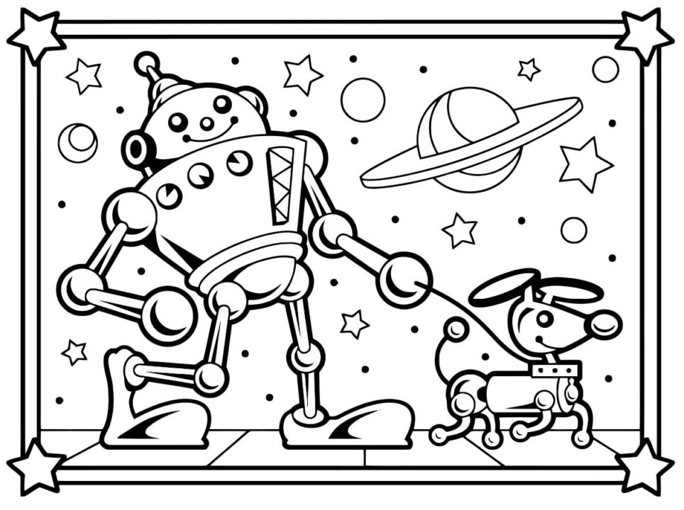 раскраска на день космонавтики в детском саду распечатать 9