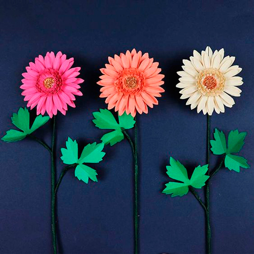 лёгкие цветы из цветной бумаги своими руками для детей 7