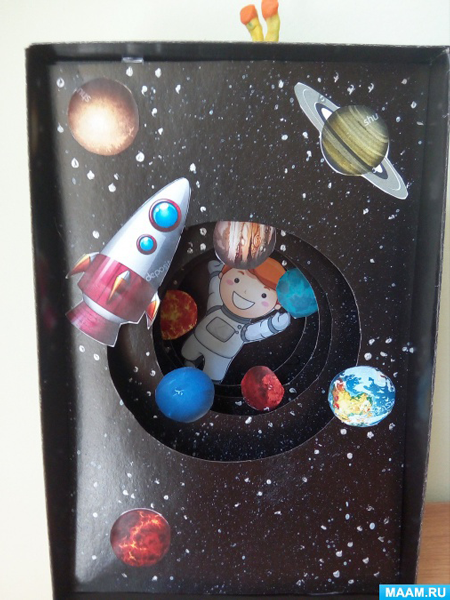 поделка ко дню космонавтики в детский сад из бутылки 9