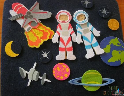 поделка ко дню космонавтики в детский сад из бумаги 6