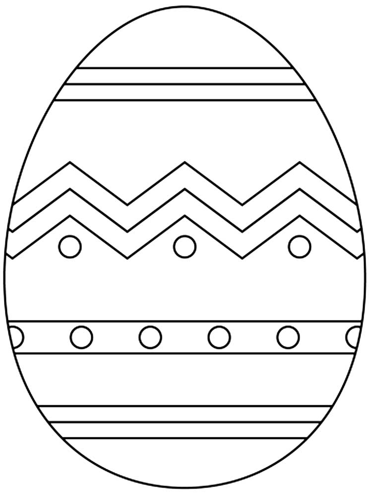 Яйцо раскраска для детей в детском саду