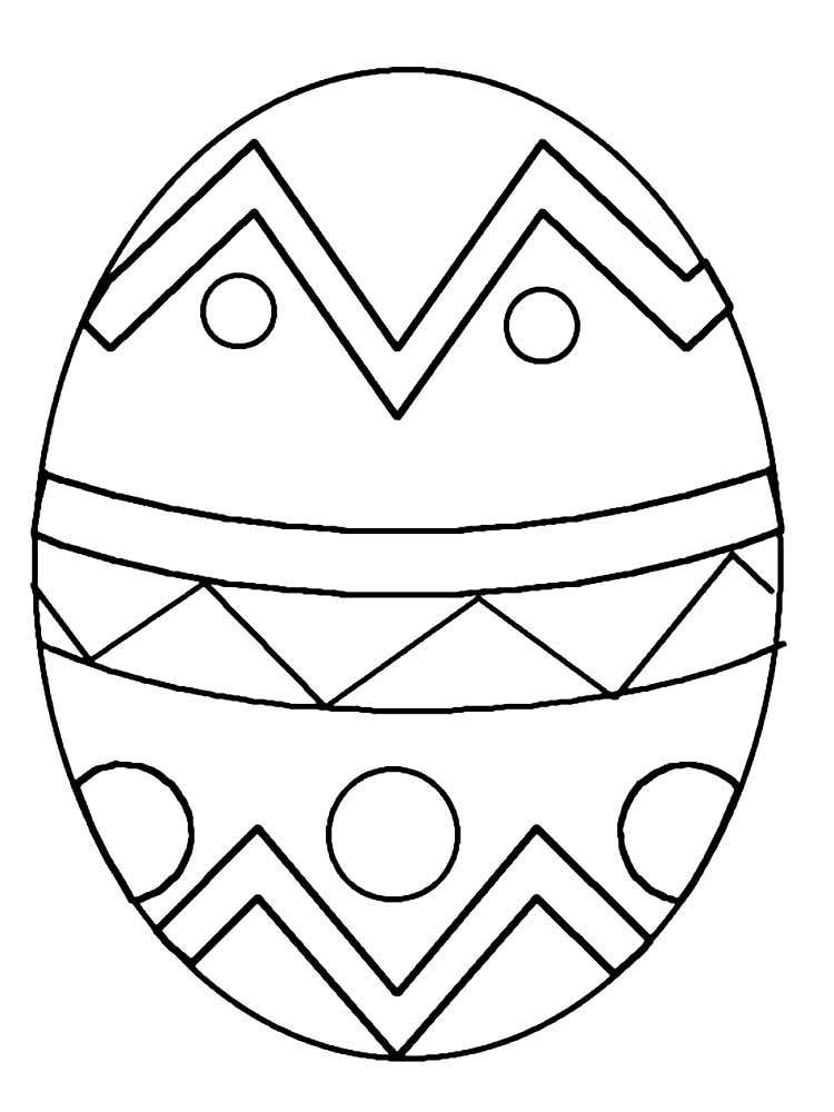 яйцо раскраска для детей младшего возраста 5