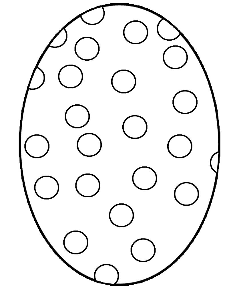 пасхальные яйца раскраска для детей распечатать 5