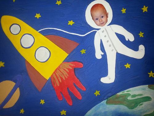 Как нарисовать космонавта для детей в школе 8