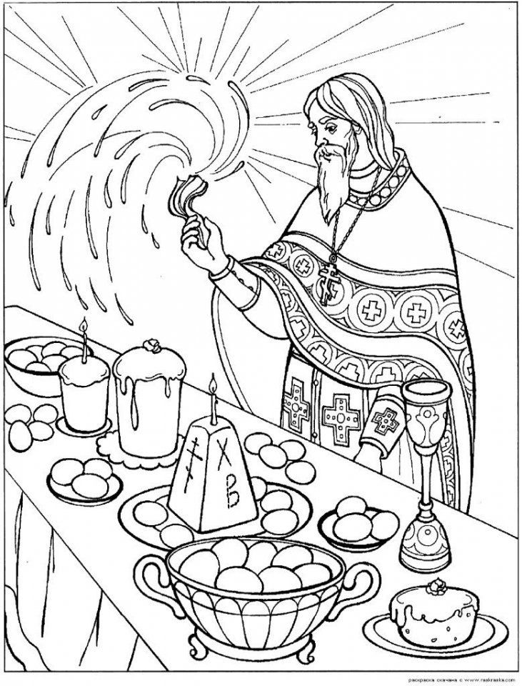 рисунок на тему праздник Пасхи 7