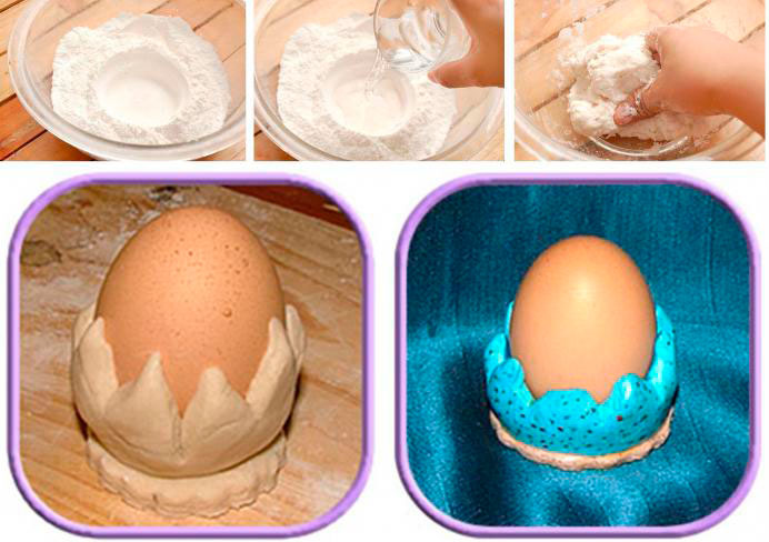подставка под пасхальное яйцо своими руками с детьми из бумаги 9