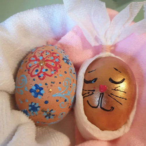 красивое украшение яиц на Пасху фото 4