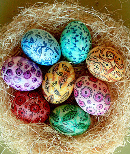украшение яиц на Пасху своими руками с детьми 8