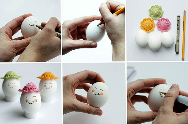 необычное украшение яиц на Пасху 3