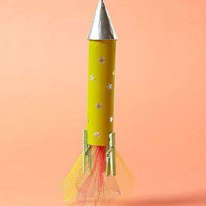 ракета из бумаги своими руками для детей шаблоны 8