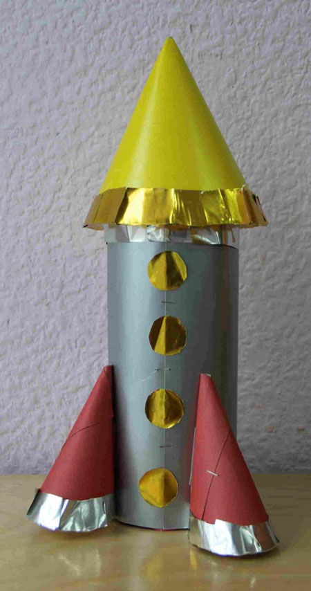 поделка ракета из пластиковой бутылки своими руками 5