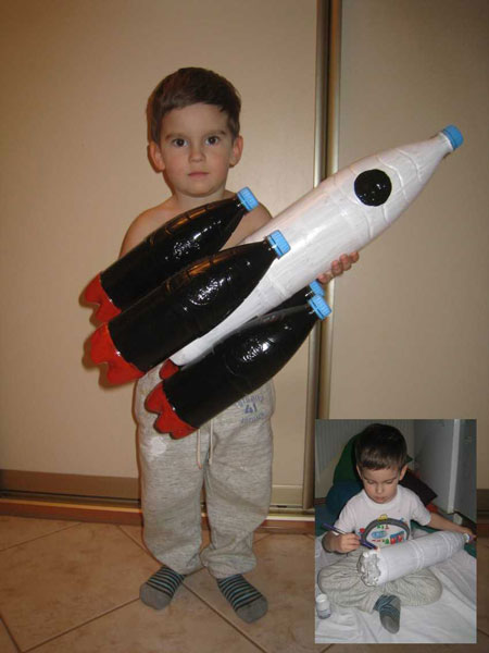 Ракета из пластиковой бутылки 9
